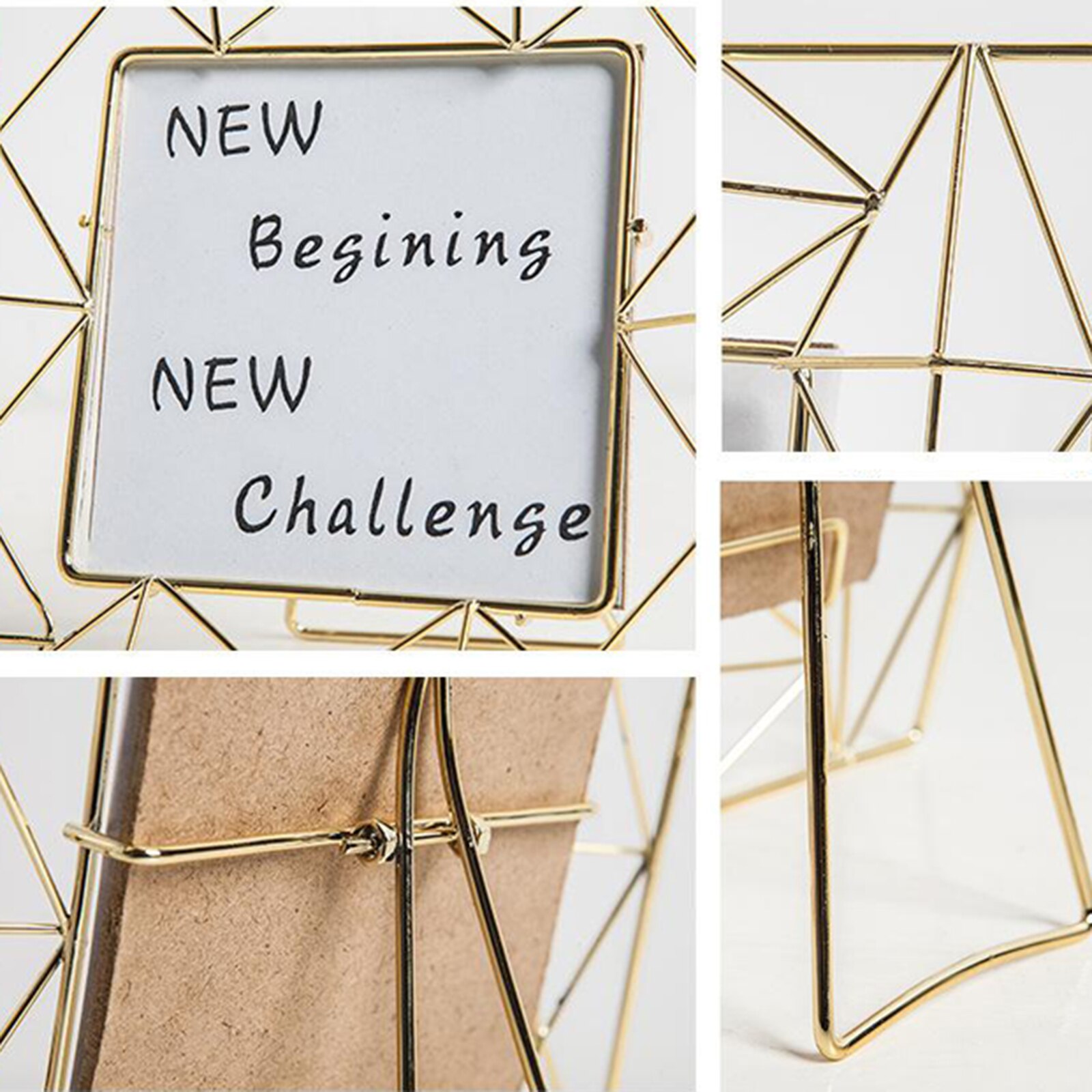 4x6 inch / 4x4 inch Picture Frames Display Pictures for Desk 4 inch black