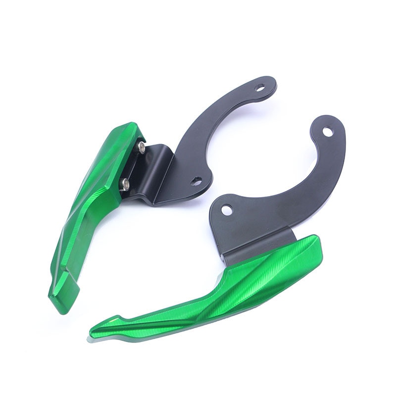 Motorcycle Tail Handrail for ZONTES ZT310R 310T CNC Personality Rear Armrest Racer Shelf handle tail fin Accessories: Ordinary green
