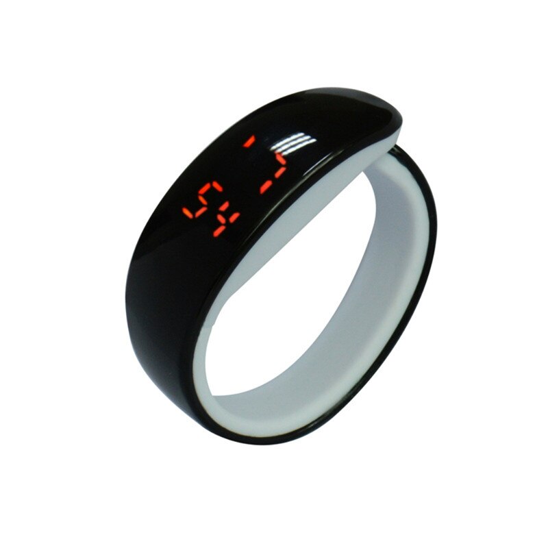 Women Men Sport Date Waterproof Wristband LED Plating Bracelet Digital Wrist Watch