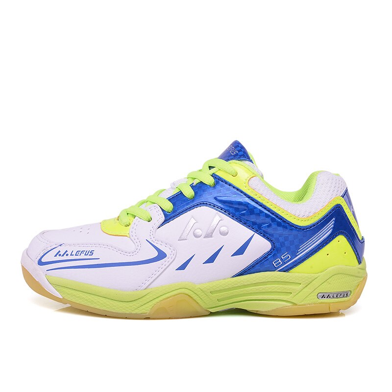 Kinder Professionelle Badminton Volleyball Schuhe Jungen Mädchen Schule Gym Gericht Ausbildung Turnschuhe Tischtennis Schuhe Squash Schuhe Kind: green / 32