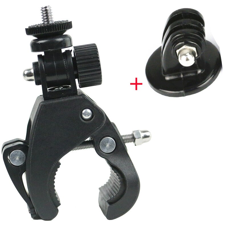 1/4 Kamera DV DSLR Fahrrad Fahrrad Lenker Klemme Halterung Stativ Montieren Schraube Clip Stative für Gopro Held5/4/3 +/3/2/1: mit Gopro Adapter