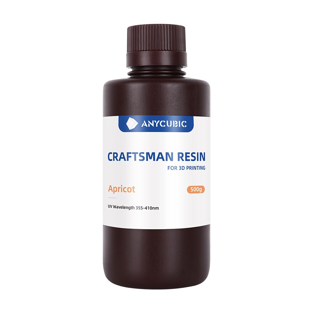 Anycubic Craftsman Hars 3d Printing Materiaal Voor Lcd Sla Printers Geschikt Voor Accessoires En Sieraden Model Afdrukken: Apricot-500G