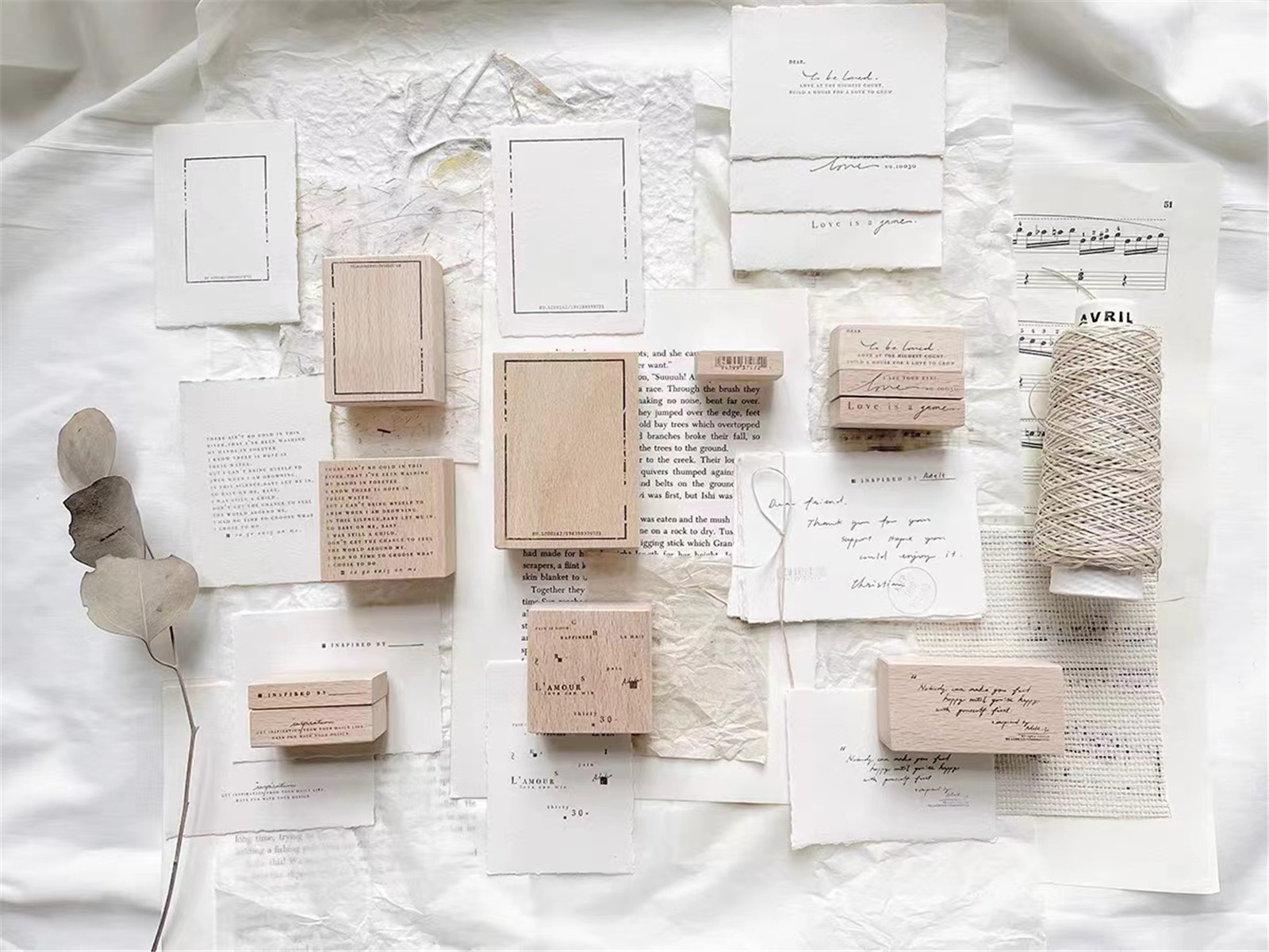 Jahrgang Inspirierung Liebe Holz Stempel für DIY Schrott Buchung Fotoalbum Karten herstellung