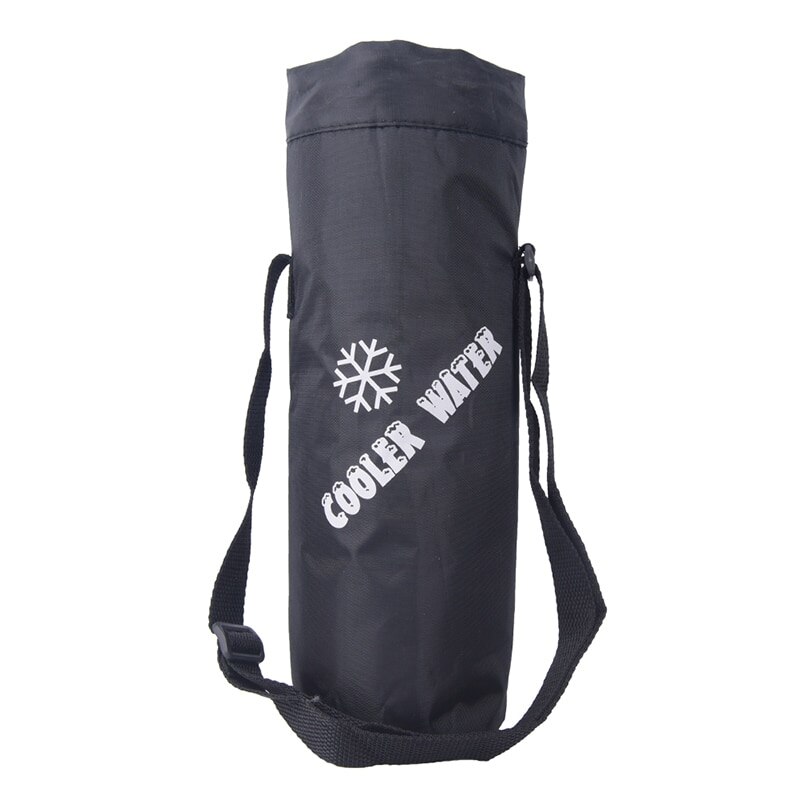 Bolsa de botella de agua con cordón Universal, bolsa enfriadora aislante de alta capacidad para viaje al aire libre, Camping, senderismo