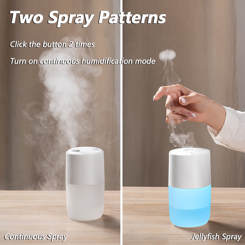 2022 Humidifier Jellyfish Aromatherapy Humidifiers Diffusers 360ML USB Diffuser with Colorful Night Light Humidificador