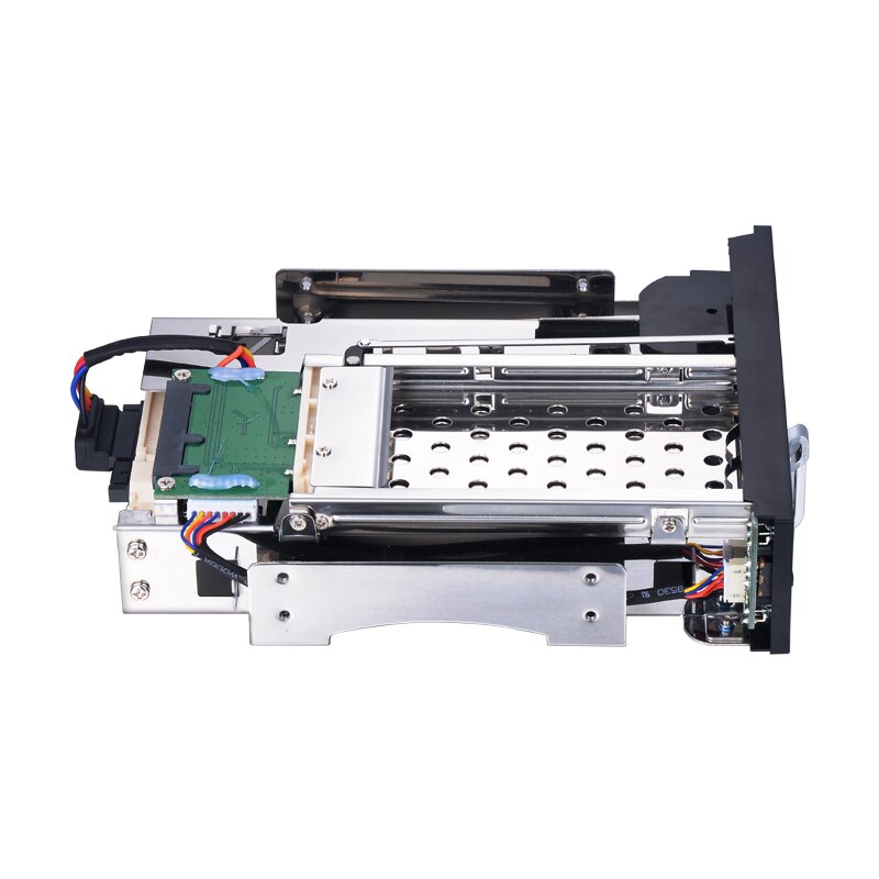 Uneatop – support Mobile HDD double baie, 5.25 pouces, sans plateau, pour disque dur SSD 1x2.5 pouces et 1x3,5 pouces
