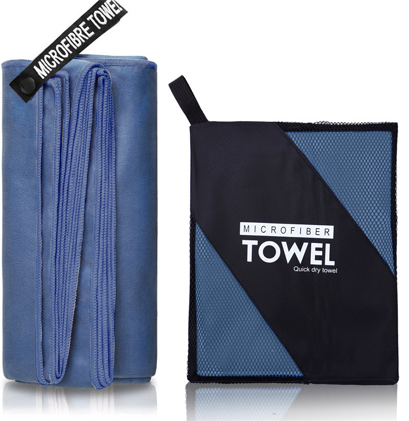 Verdikte microvezelhanddoek voor reizen, sport, sneldrogend, superabsorberend, grote haarhanddoek, superzacht en lichtgewicht fitnesshanddoek: MEERDER