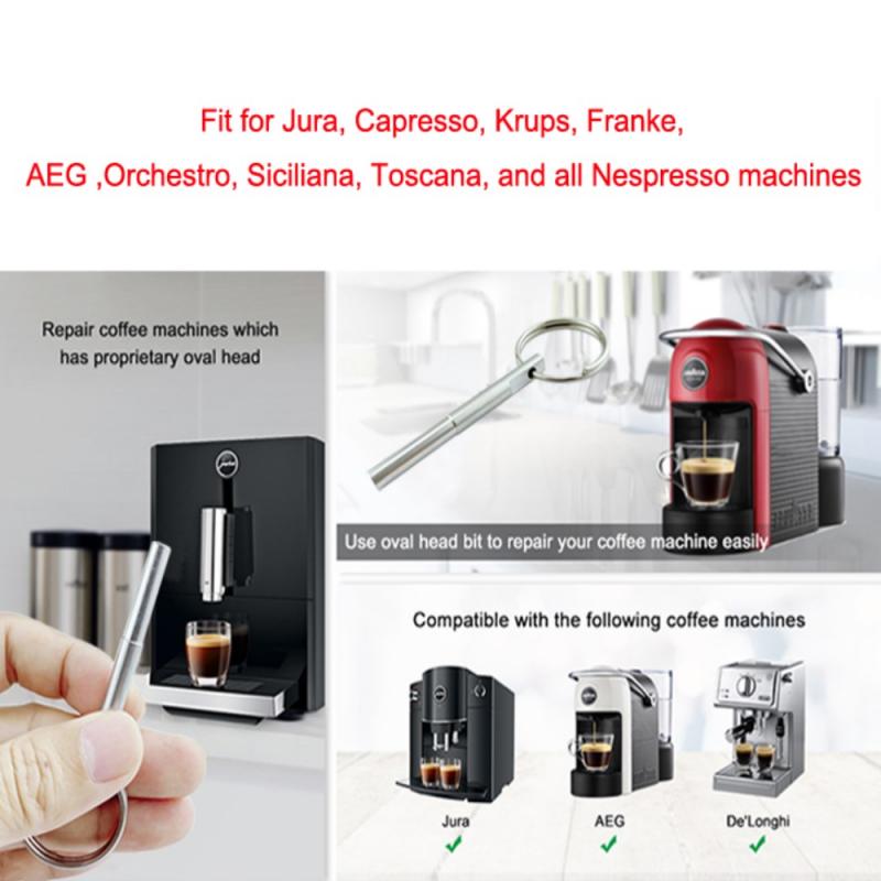 Jura Capresso SS316 Reparatie Security Tool Sleutel Open Security Ovale Kop Schroeven Speciale Bit Key Removal Service Voor Koffie Machine