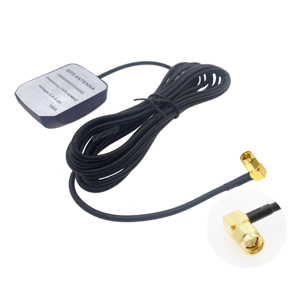 Sma/Mcx Gps Antenne Navigator Versterker Auto Signaal Repeater Versterker Gps Ontvangen En Verzenden Voor Telefoon Auto Navigatiesysteem: Donkergrijs / 7P