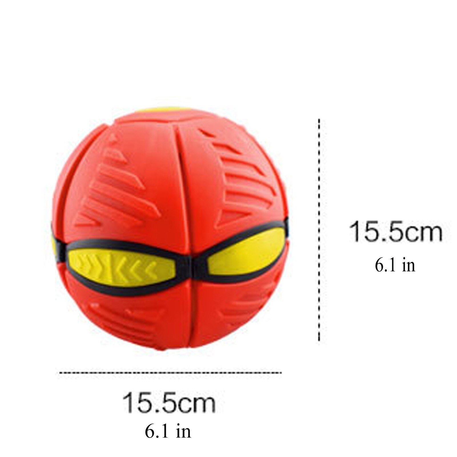 Deformation Flying Flat Ball Flying Saucer Shape Glowing Toy Outdoor Bouncing Ball With Led Light Toy Bouncing Ball Outdoor R6