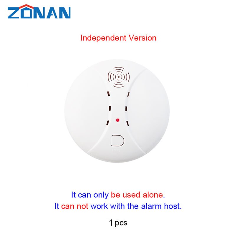 433mhz Wireless Smoke Detector Sensor Fire Alarm Home Security System Firefighters WiFi Independent Smoke Alarm Fire Protection: DL-S10-1PCS