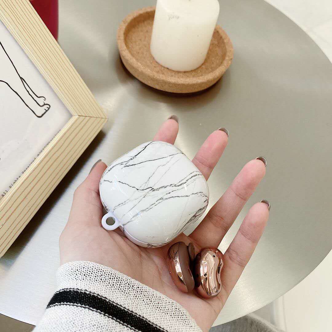 Marble Gradient Color Hard Plastic Case for Samsung Galaxy Buds live Earphone Headset Protective Cover for Galaxy Buds live Case: G