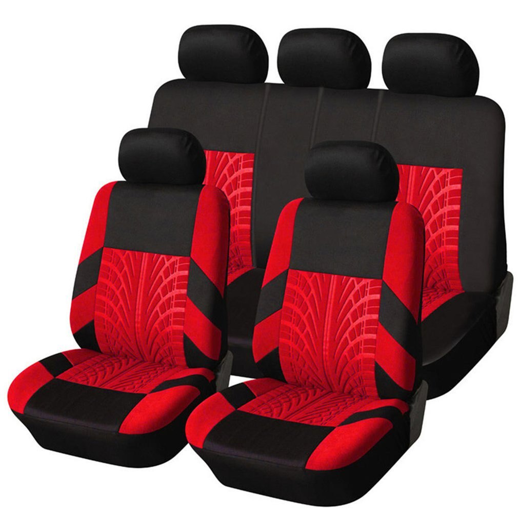 Comfortabele 9 Stks/set Universele Autostoel Baaien Matten Voertuigen Stoelhoezen Antislip Auto Interieur Styling Seat Cover