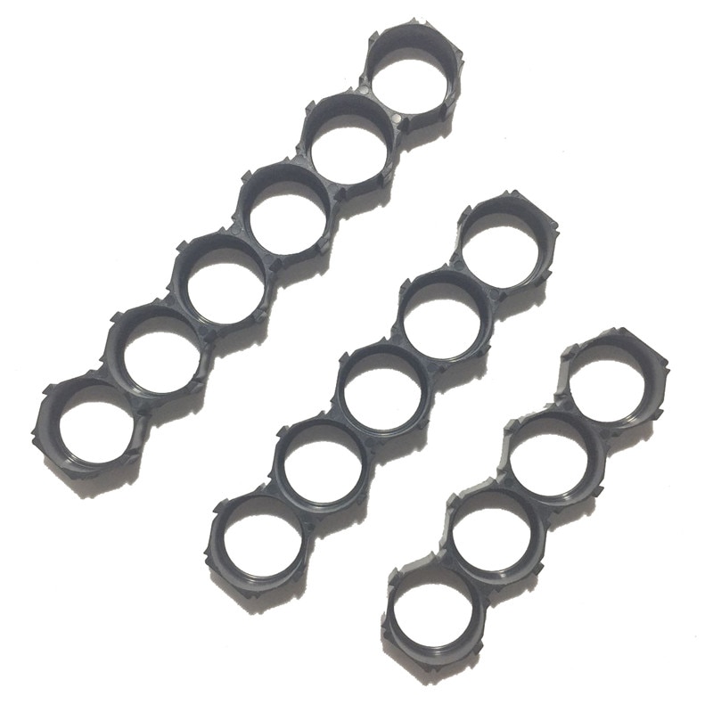 50 stk 18650 4p 5p 6p celleholder 18650 batteri afstandsholder batteribeslag til 18650