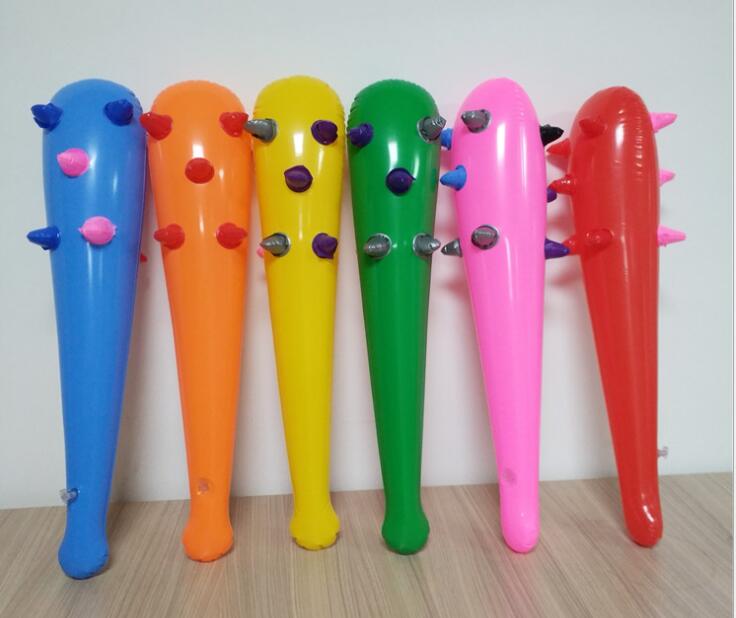 1pcs 55cm/85CM Thickening Large Inflatable Wolf Tooth Bar Hammer and Nail Hammer Inflatable Toy