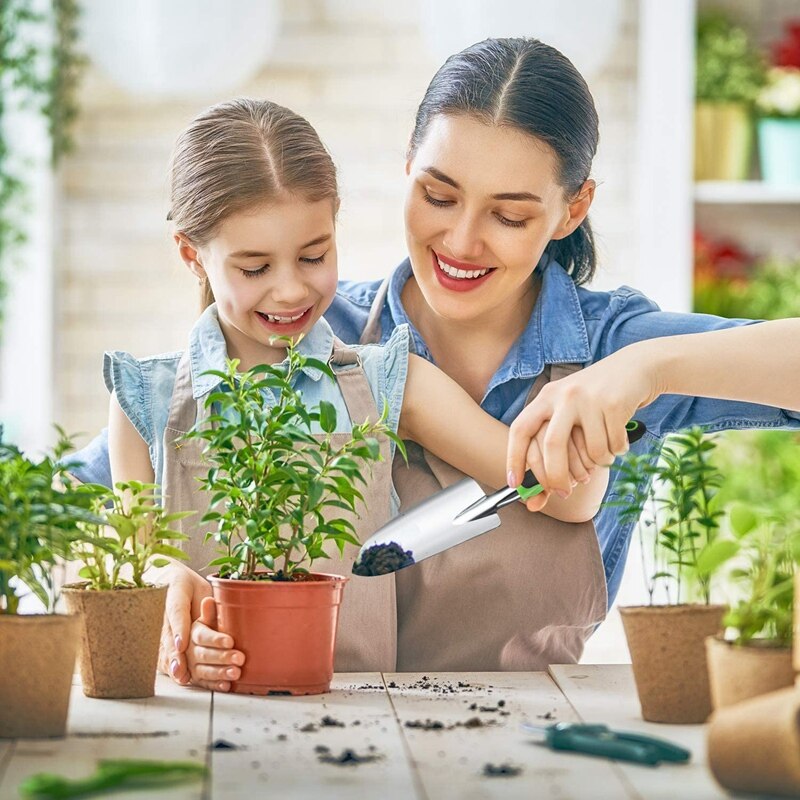 Garden Tools Set,6 Pieces Outdoor Gardening Hand Tool Kit,Gardening Tools Set For Women And Men,Including Shovel, Rake