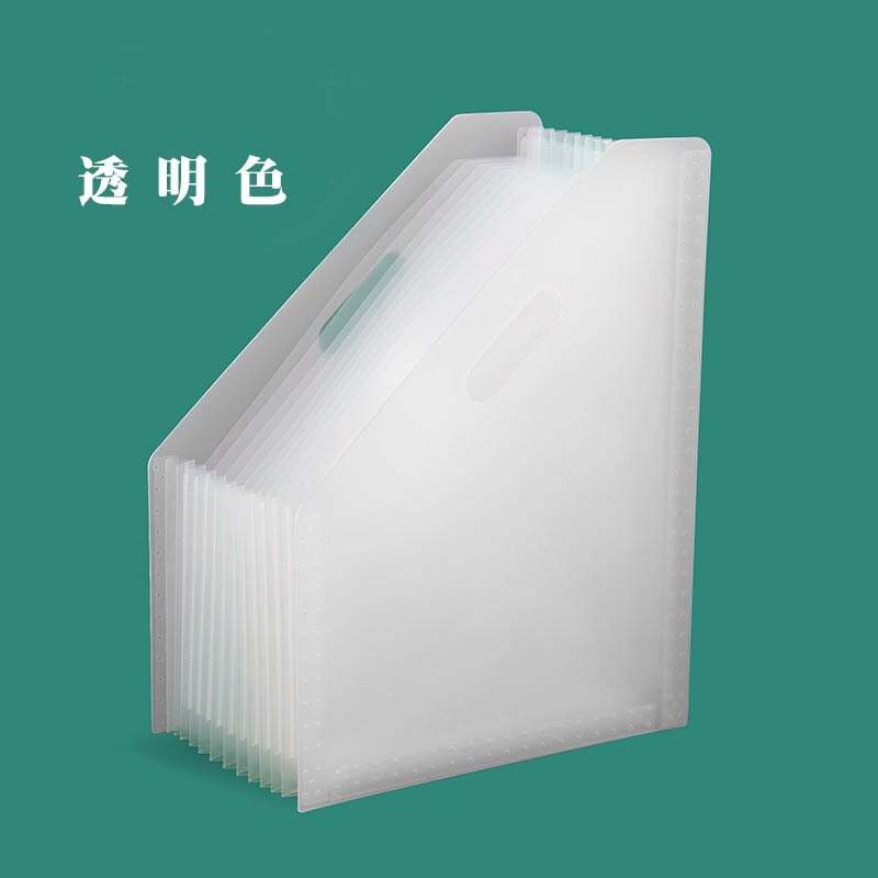 1Pc File Folder Document Paper Organizer Storage Holder Multilayer Expanding Box School Office Stationery File Desktop Storage: B