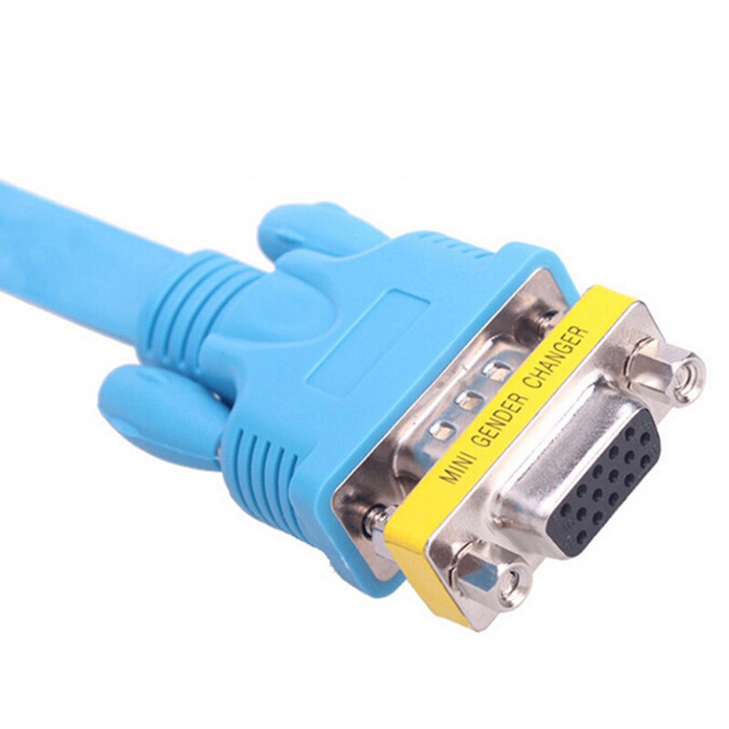 MINI Gender Changer adapter Com D-Sub to Male Female VGA plug connector 15pin