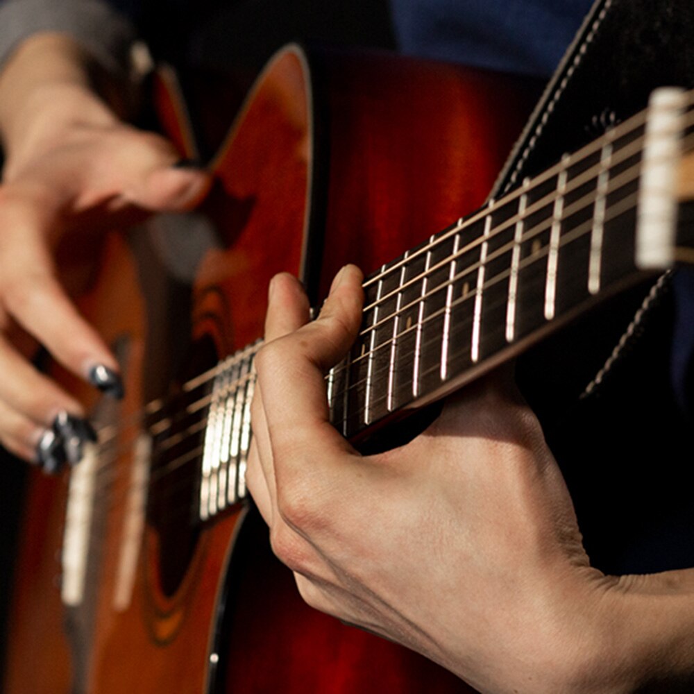 38'' Classic Acoustic Guitar 6 Strings Solid Wood Guitar 19 fret for Students Beginners