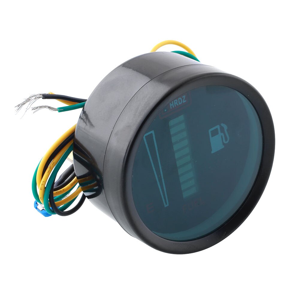 Jauge de niveau de carburant pour moto, universel, 52mm, numérique LED