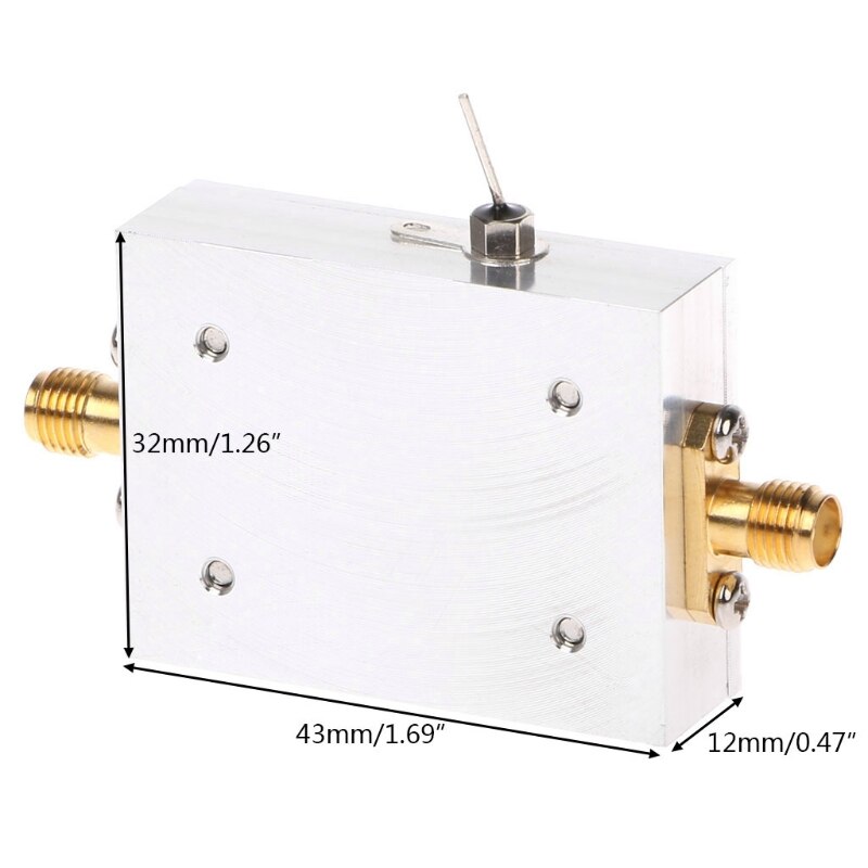 RF Amplifier 50K-2GHZ Low Noise Amplifier Signal Receiver Broadband 31DB Gain