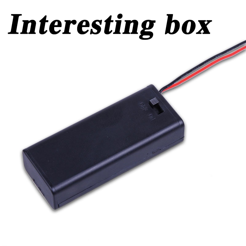 2 sezione no. 7 contenitore di batteria con la copertura e l'interruttore completamente sigillato scatola di alimentazione modello di casa di alimentazione