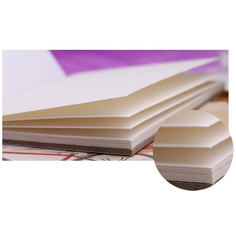 Hojas de papel A5/A6 para dibujar y pintar bocetos, suministros de arte escolar de , 12 hojas,