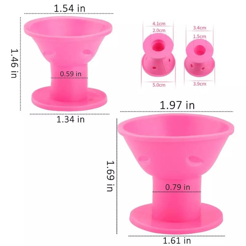 Silicone Magic Hair Curlers Hair Care Rollers Soft Rubber Twist Hair No Heat Clip Sleeping Curling Styling Natural Curls DIY