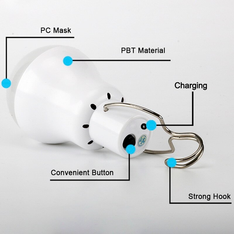 Solar Panel 12 LED Bulb LED Solar Lamp Solar Power Light Outdoor Solar Lamp Spotlight Garden Portable Light