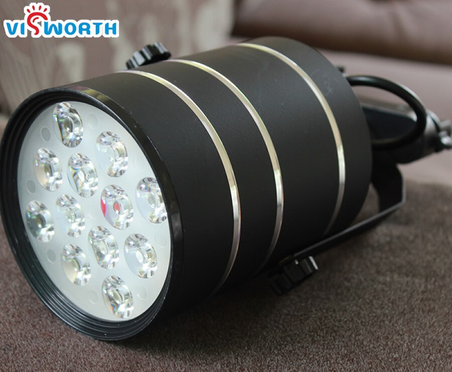 12 W LED éclairage de piste ac 110 v 220 v 240 v rail LED ampoule /froid blanc spot applique murale 12 pièces LED s spot