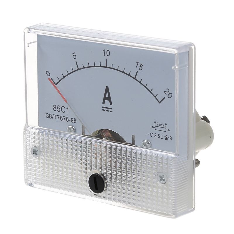 20A Analog Ampere Panel Meter Current Amp: Default Title