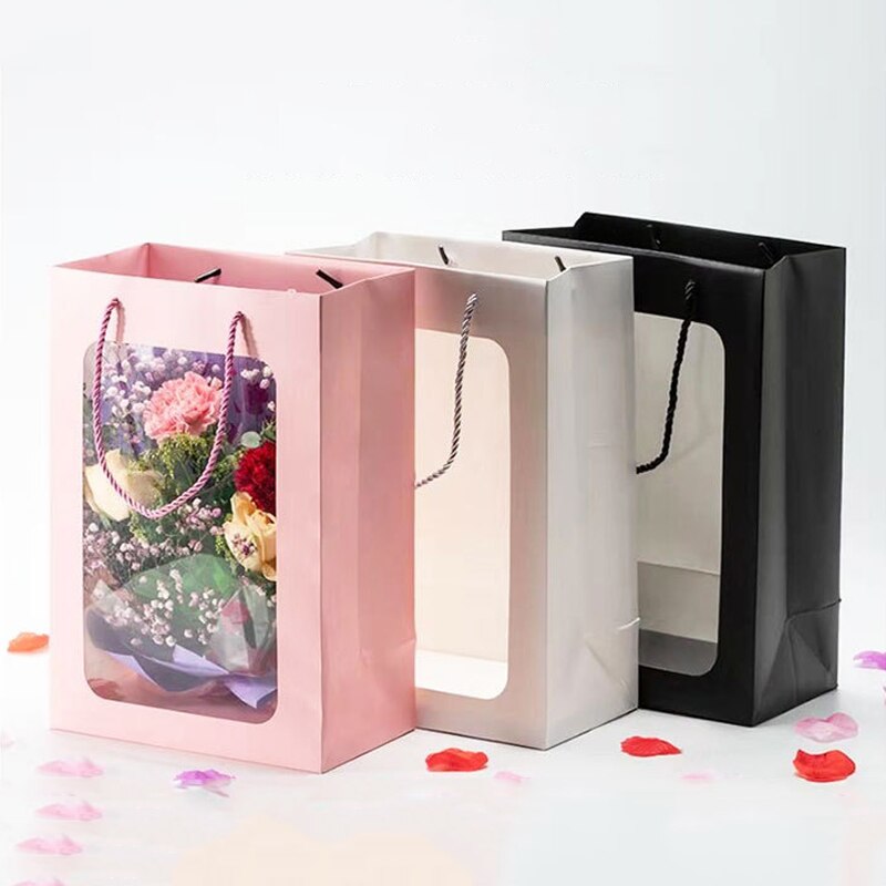 Bag Paper Packaging Bags Wedding Clear Box Packaging Boxes Favors Candy Bags For Guests Packing Party Package Bag