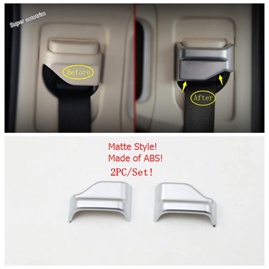 Lapetus matt Innen umrüsten Bausatz Sicherheit Gürtel Schnalle/Tasse Halfter Abdeckung trimmen Für Mercedes-Benz V Klasse V260 w447 - ABS: Modell A
