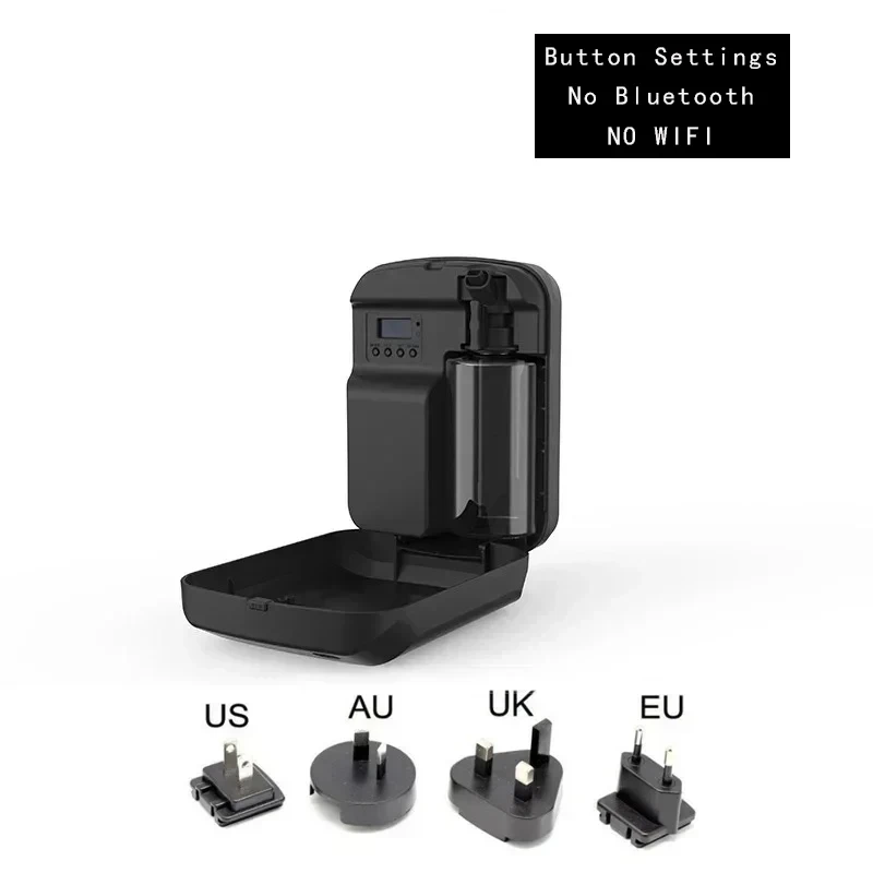 Geurverspreider Aromatische olieverspreider Elektrische huisluchtverfrisser Machine Muurhangende etherische olieverspreider voor hotel: Black / Verenigd Koninkrijk