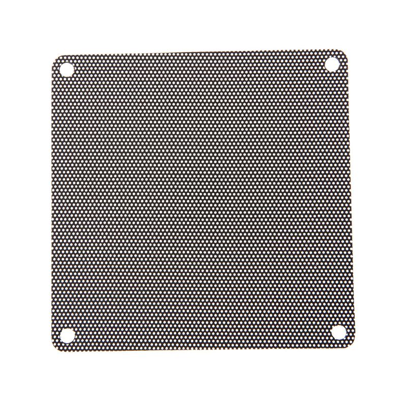10Stck 120MM PVC Fan Staub Filter PC Staubdicht fallen Cuttable Computer Gittergewebe Abdeckung Schwarz