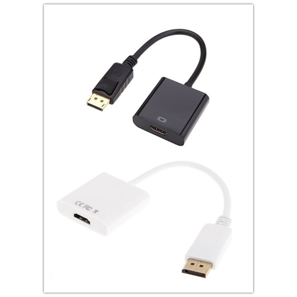 DP02 Portable DisplayPort DP to HDMI Adapter Cable Display Port Converter Adapter for Mac Macbook Pro Air