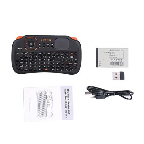 Universal 2.4G Wireless Keyboard Multi-used Mini Keyboard for PC Smart TV Air Mouse Remote Control Keyboard with USB Receiver: Default Title