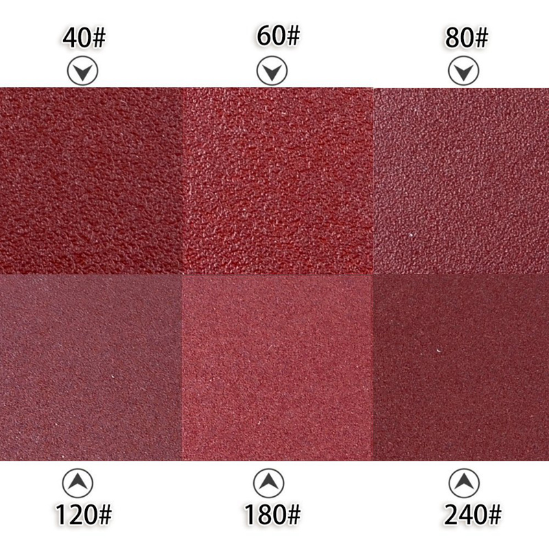 60 Pieces Mouse Detail Sander Sandpaper Assorted 40/ 60/ 80/ 120/ 180/ 240 Grits
