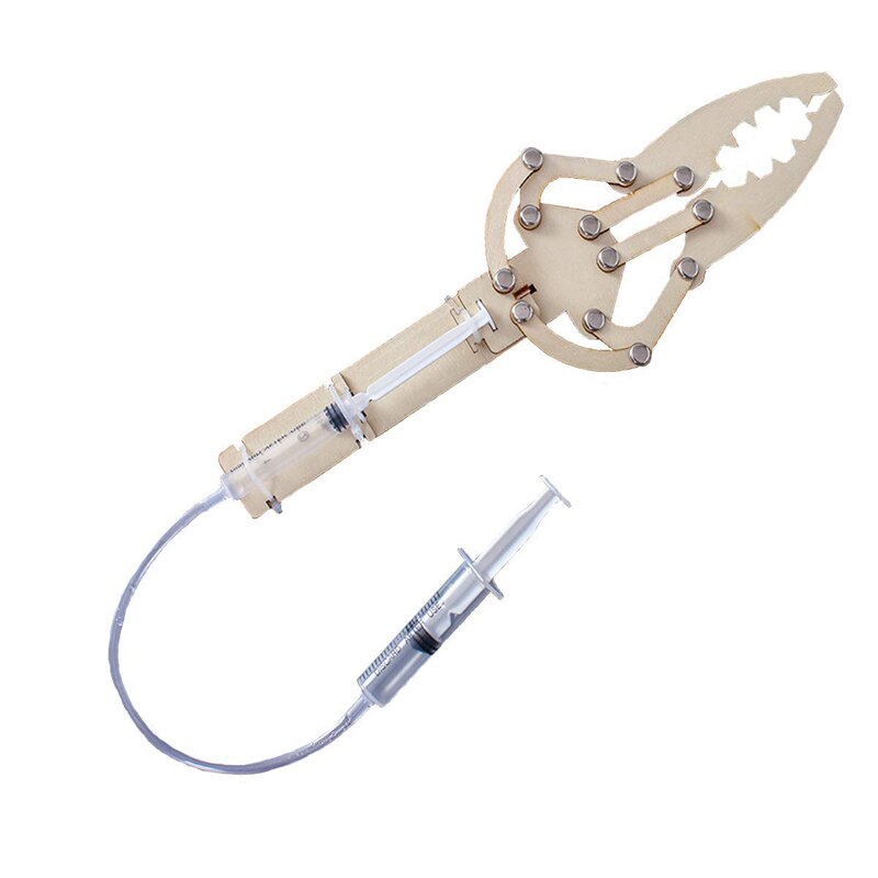 Beneficial DIY Piston Hydraulic Mechanical Arm Model Science And Technology Student Material Experiment Toy Beneficial Wisdom