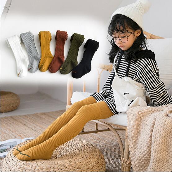 Autumn Winter Child Leggings Cotton Warm Pure Color Kids Boys Girls Pantyhose