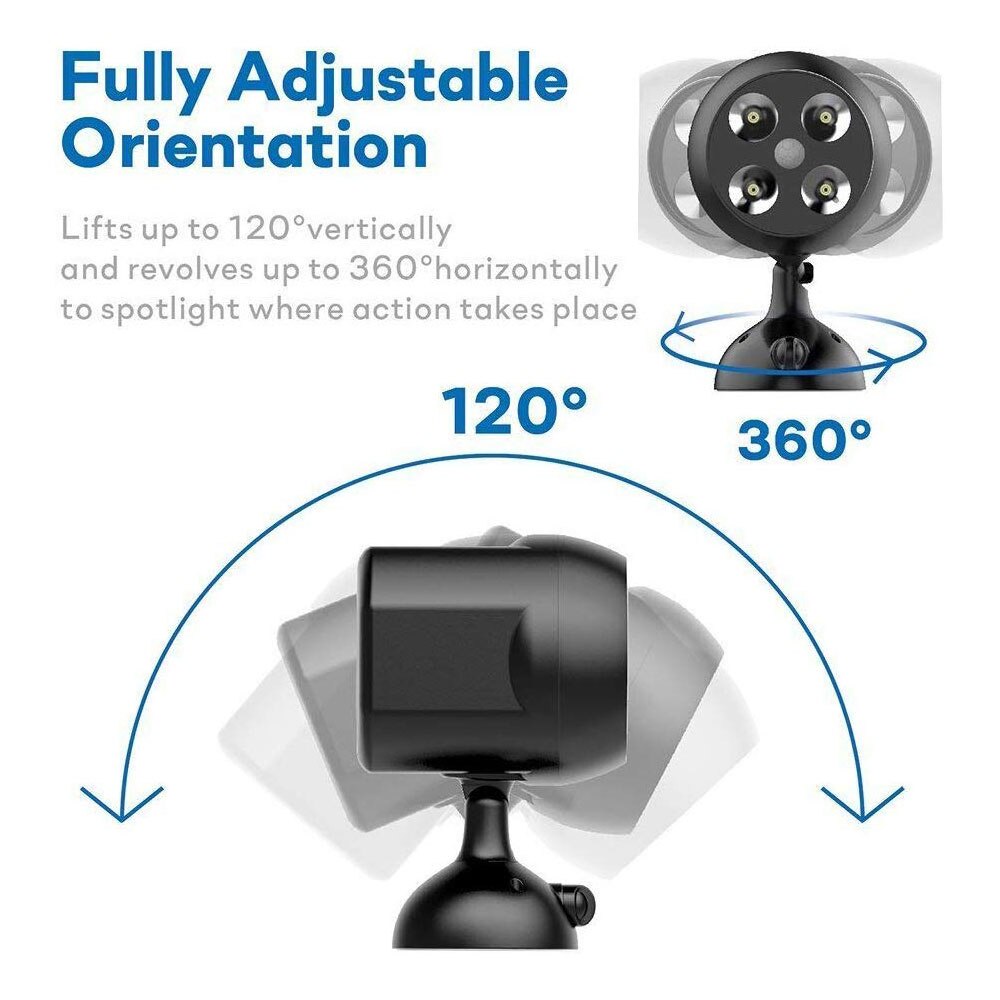 Motion Sensor Led Light Ip65 Waterproof Outdoor Lights Battery Operated Security Lights For Wall Garden Driveway Cold White N18