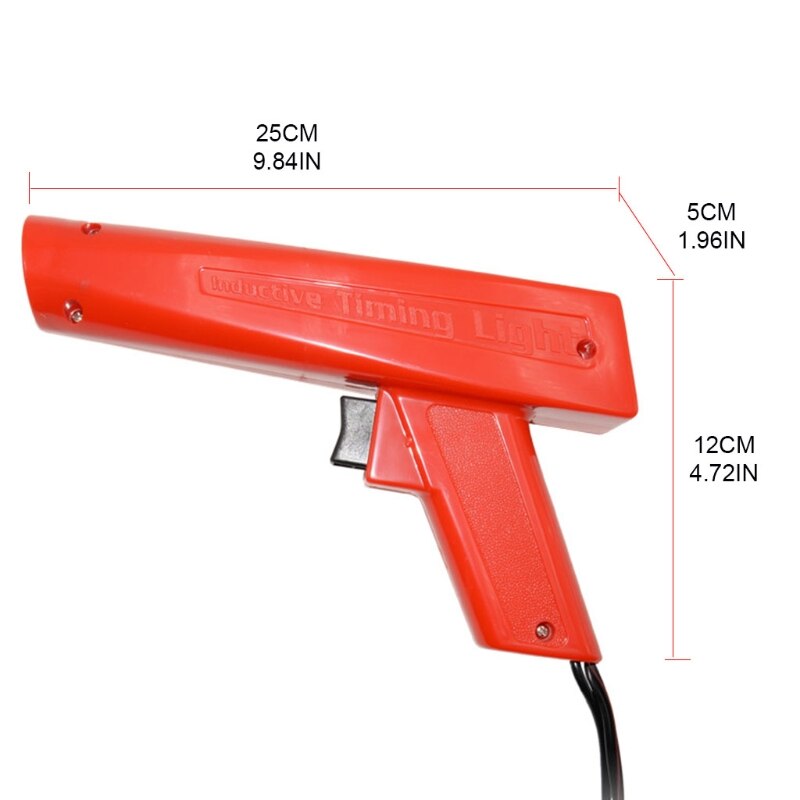 Luz De Sincronización Digital KZYEE Para Motor - 12V, Detector De Encendido Estroboscópico, Color Gris