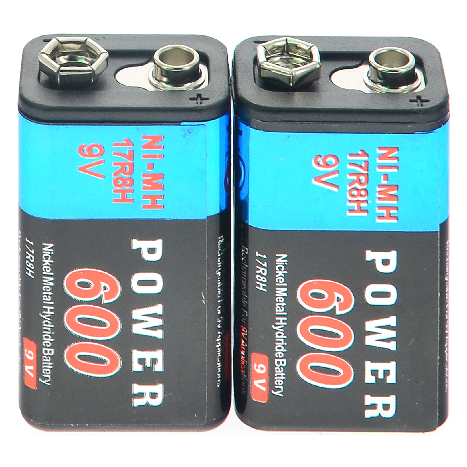 2 pièces durables 9 V 9 volts 600mAh batterie cellule PPS bloc puissance Ni-Mh Rechargeable
