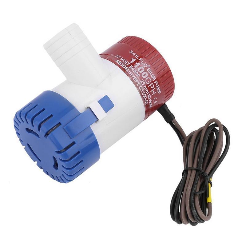 3.0a 1100 Gph 12v Submersible Boat Electric Bilge Pump 1-1/8 Inch Outlet For Boat Bilge Pump