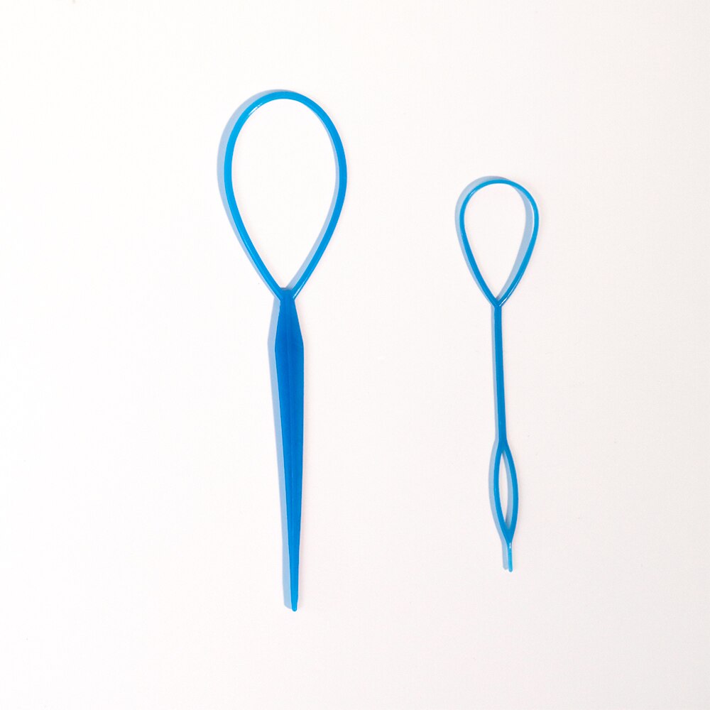 2 stk kvinder curler quick dish multifunktion hårstyling værktøjer gør-det-selv salon bryllup fletningsmaskine hårtilbehør: 2 gp 2