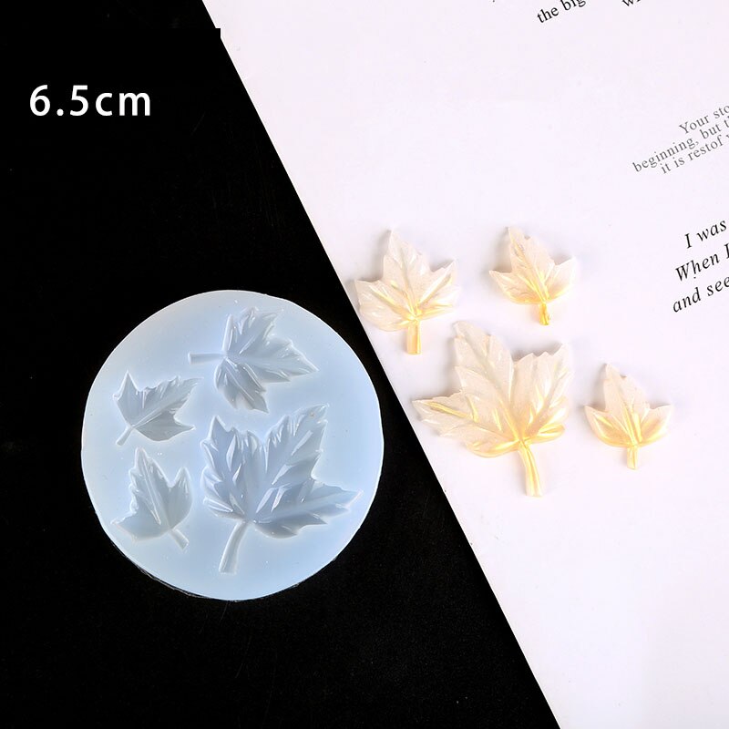 Moule en Silicone époxy feuille de cristal pour la fabrication de caboteur artisanat en résine époxy faire vos propres bijoux: 9