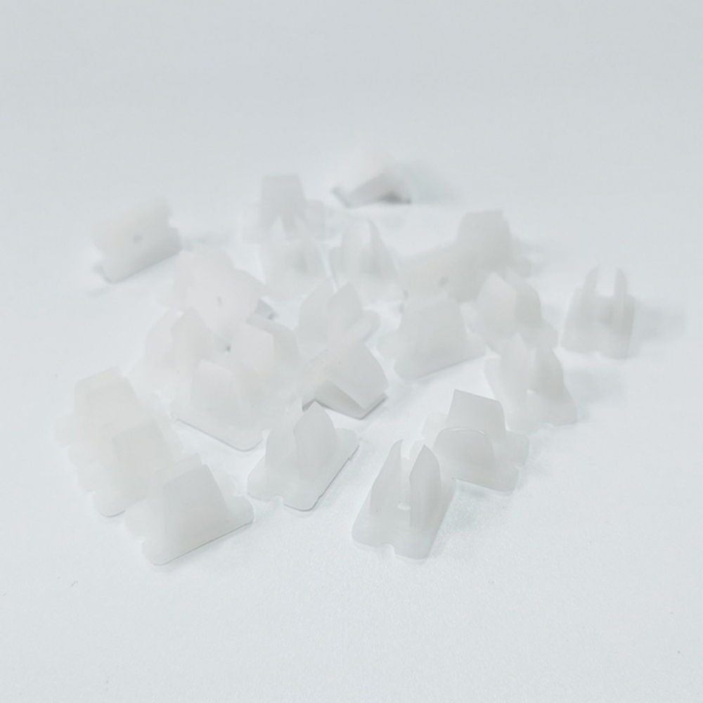 Neon Strip 6x12mm / 8x16mm Clip LED Fixing ABS Plastic Mounting Clips 5V 12V 24V Waterproof LED Strip Neon Light Buckles Clamp