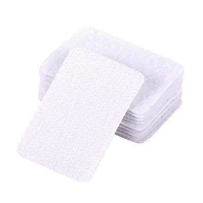 5Pairs Sterke Zelfklevende Klittenbandsluiting Tape Nylon Sticker Klittenbandsluitingen Lijm Sluiting Haak Loop Met Lijm Voor diy: 6X4cmwhite 5pair