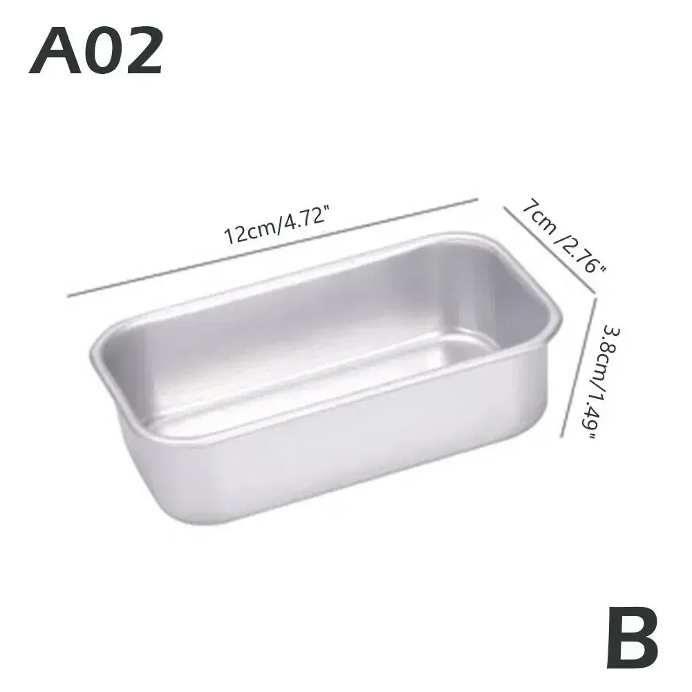 Rechteckige Brotform aus Kohlenstoffstahl, antihaftbeschichtet, Kuchenform, Mini-Toastform, Kuchen-Backblech, Kastenform, Küchen-Backwerkzeuge: Licht Grün