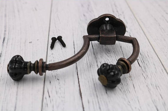 Ganchos de pared de cerámica de calabaza, ganchos decorativos, ganchos de pared, ganchos de abrigo Retro antiguos, ganchos de perchero, muebles de Metal